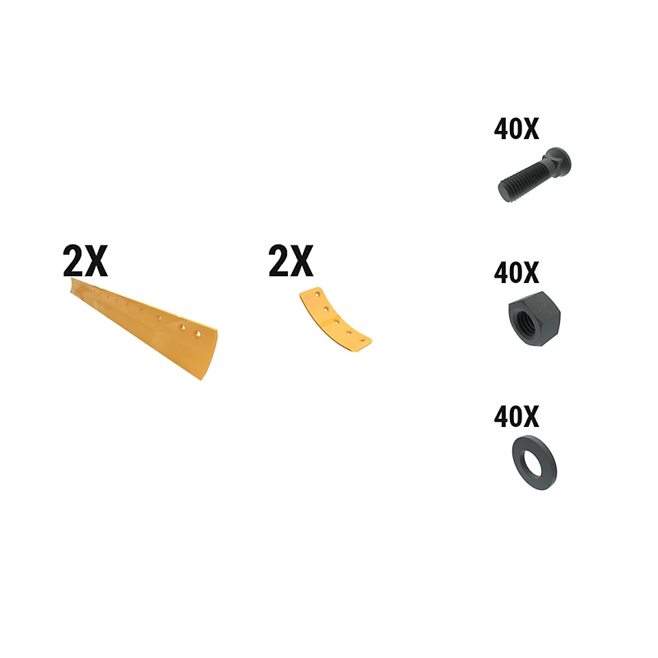 597-6362: 19 Mm Crvd Grader Edge Kit 5976362 Caterpillar