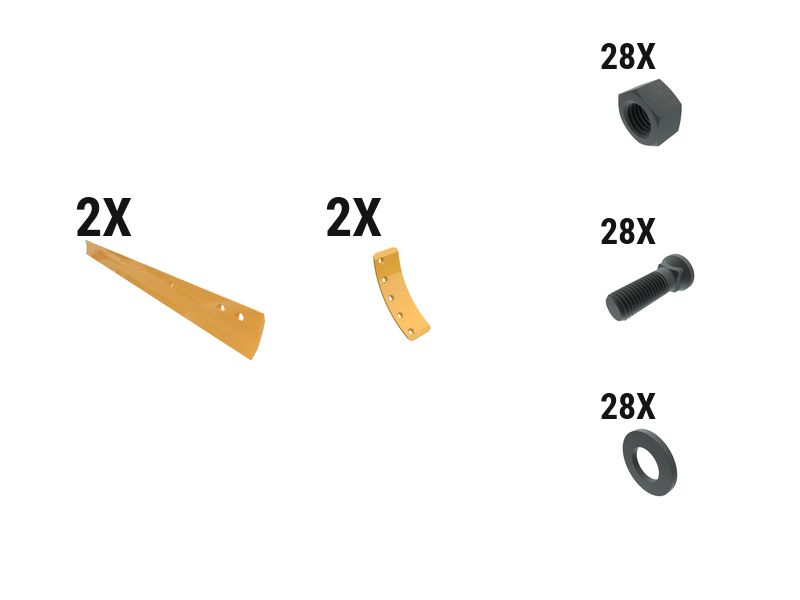 597-6383: 16 Mm General Duty Crvd Grader Edge Kit 5976383 购买