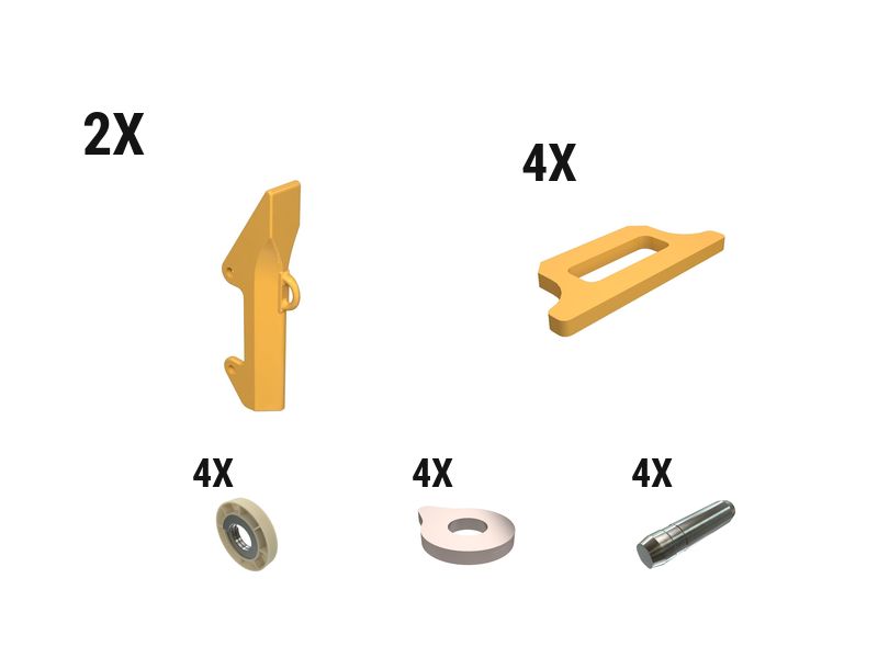 597-6773: 60 Mm Pin-on Sidebar Prot Kit - Qty 2 5976773 buy