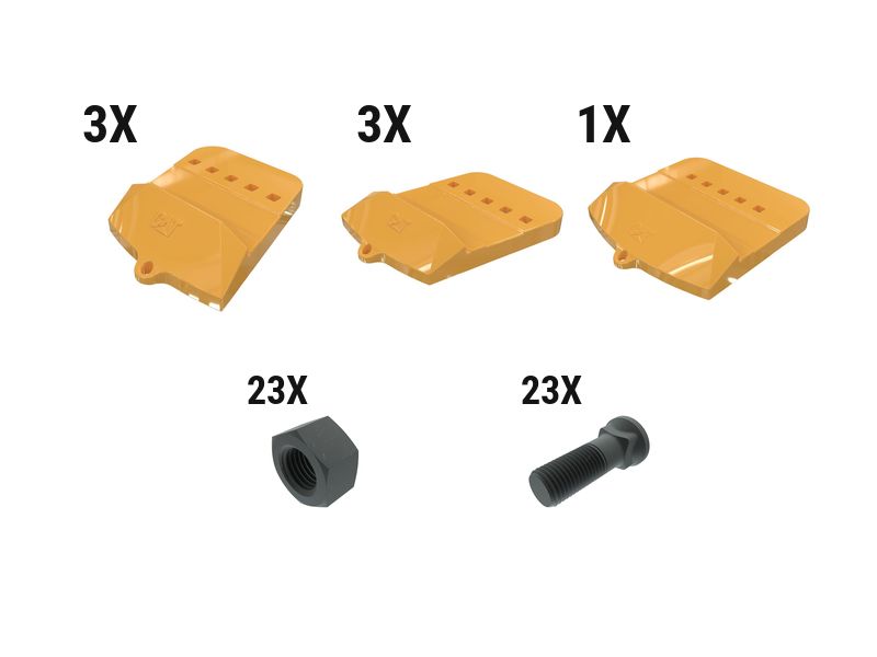 597-6808: 75 Mm Bolt-on Half Arrow Kit - Qty 7 5976808 buy