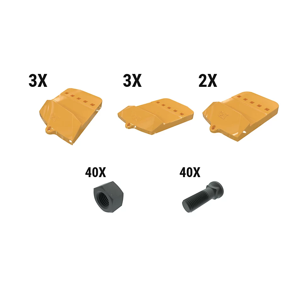 597-6809: 75 Mm Bolt-on Half Arrow Kit - Qty 8 5976809 Caterpillar