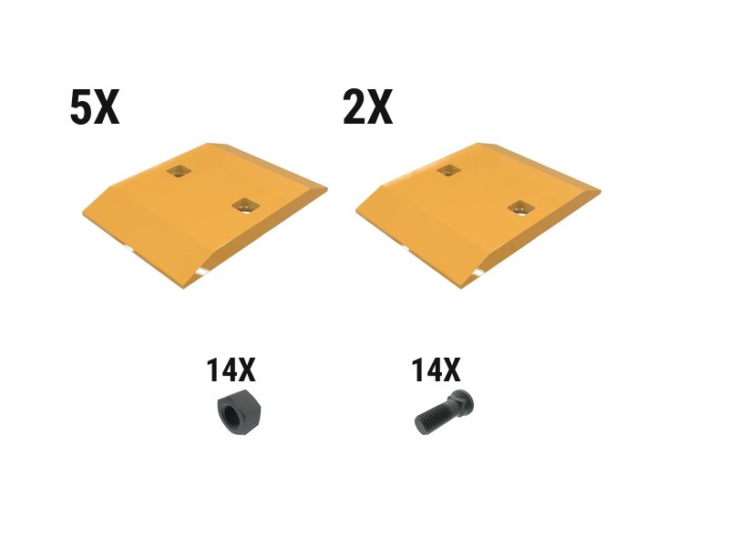 597-6836: 25 Mm Bolt-on Segment Kit - Qty 7 5976836 купить