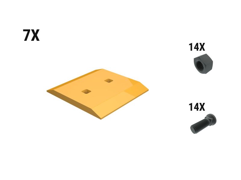 597-6852: 19 Mm Bolt-on Segment Kit - Qty 7 5976852 купить
