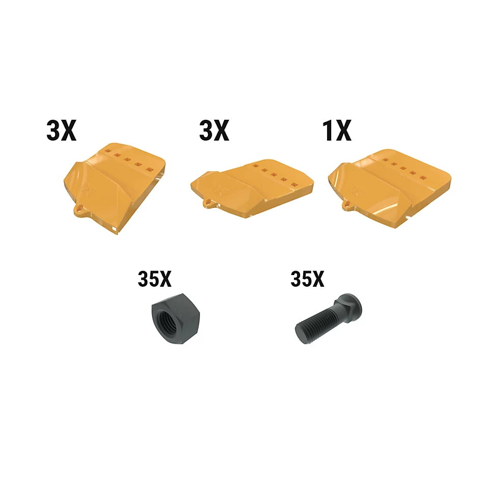 597-6877: 75 Mm Bolt-on Half Arrow Kit - Qty 7 5976877 Caterpillar