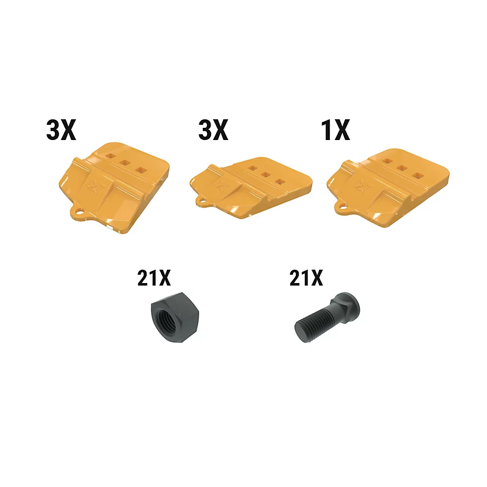597-6893: 45 Mm Bolt-on Half Arrow Kit - Qty 7 5976893 Caterpillar