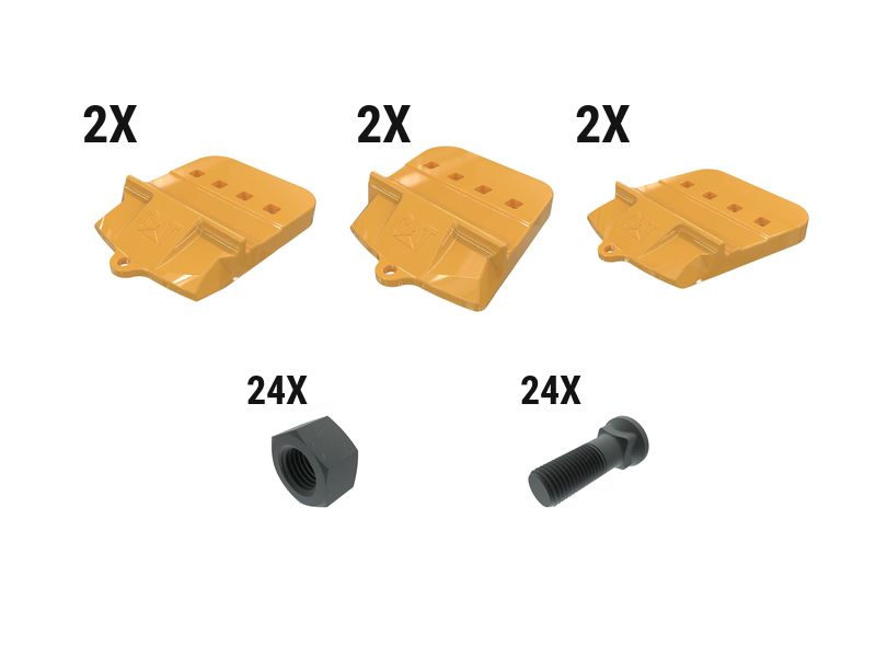 597-6963: 60 Mm Bolt-on Half Arrow Kit - Qty 6 5976963 купить
