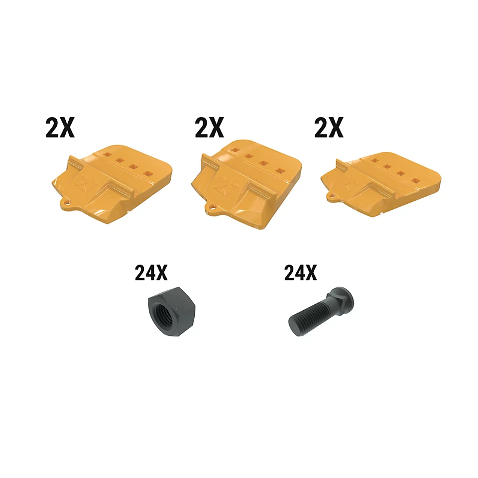 597-6963: 60 Mm Bolt-on Half Arrow Kit - Qty 6 5976963 Caterpillar
