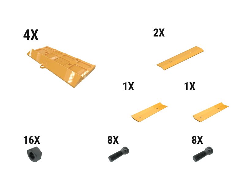 597-6967: 44 Mm Bolt-on Half Arrow Edge Kit With 16 Mm Top Cvr 5976967 buy