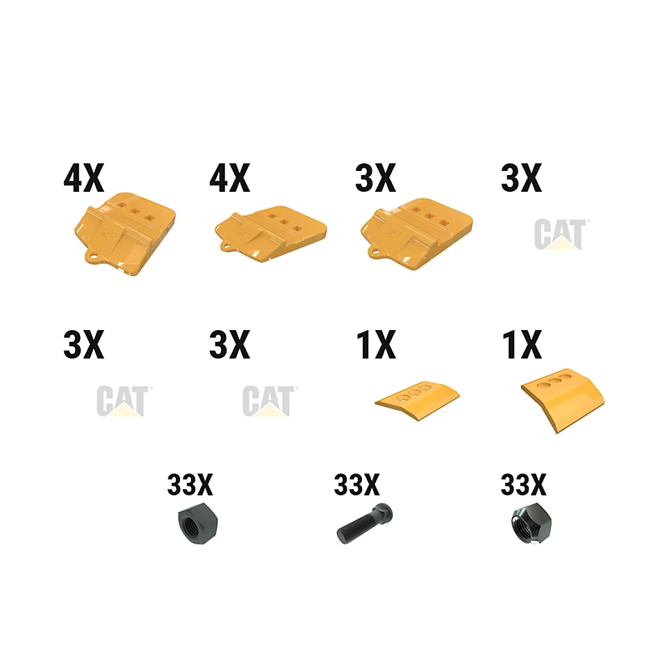 597-6997: 45 Mm Bolt-on Half Arrow With Top Cvr Kit - Qty 11 5976997 Caterpillar