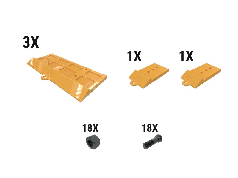 597-7013: 35 Mm Bolt-on Half Arrow Edge Kit 5977013 купить