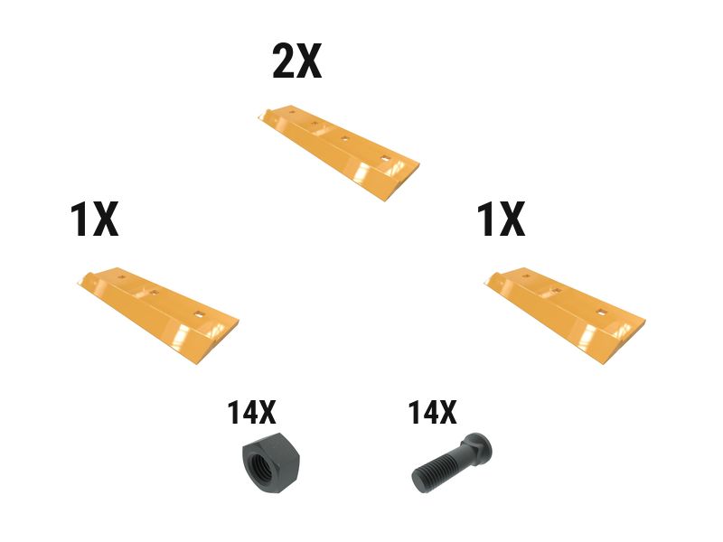 597-7018: 19 Mm Bolt-on Half Arrow Edge Kit 5977018 купить