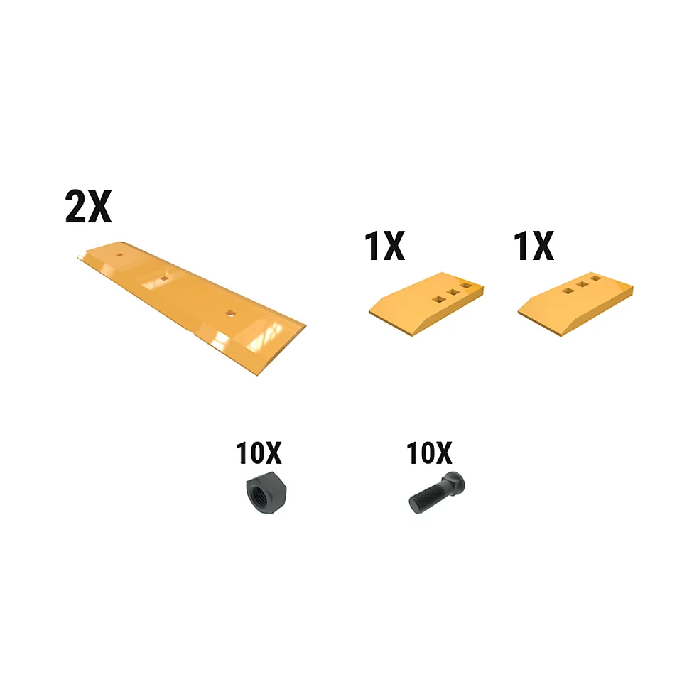 597-7046: 30 Mm Bolt-on Edge Kit 597-7046 Caterpillar