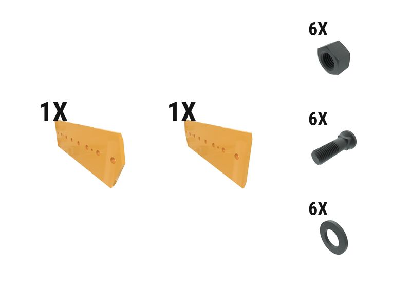 597-7071: 35 Mm Bolt-on Base Edge Wear Plate Kit - Bottom 5977071 购买
