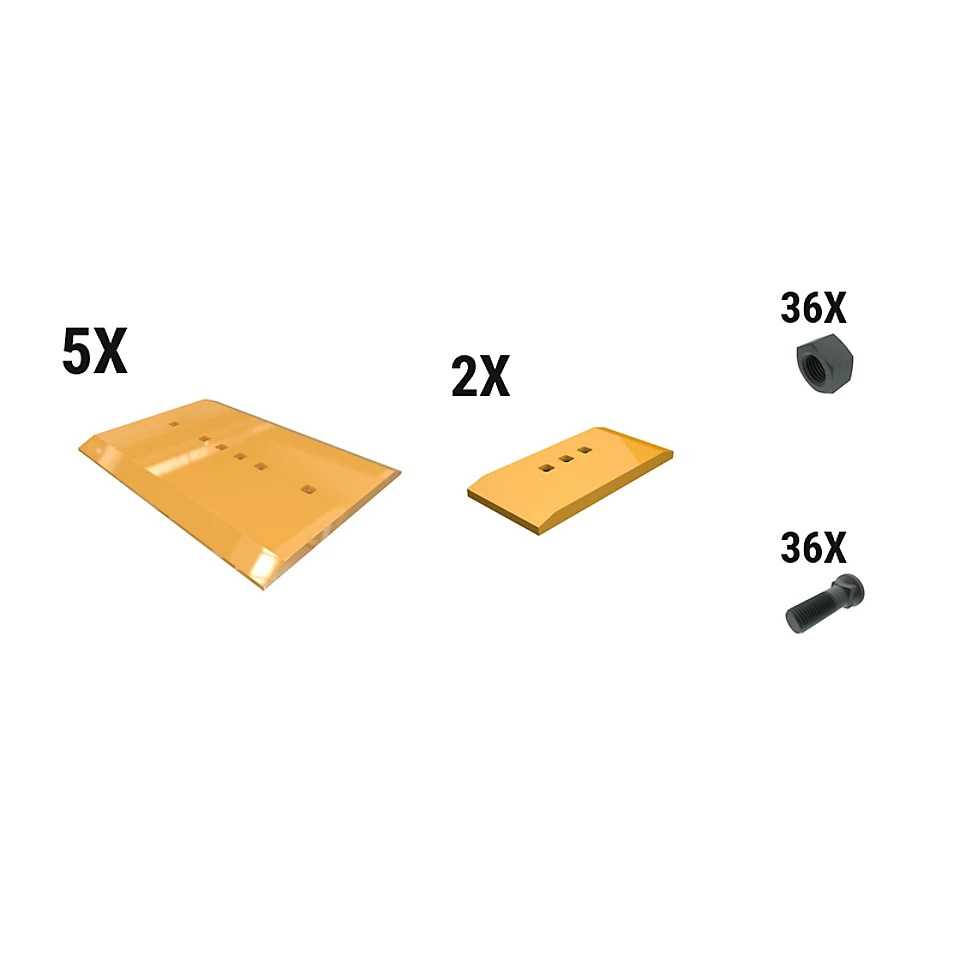597-7084: 40 Mm Bolt-on Edge Kit 5977084 Caterpillar