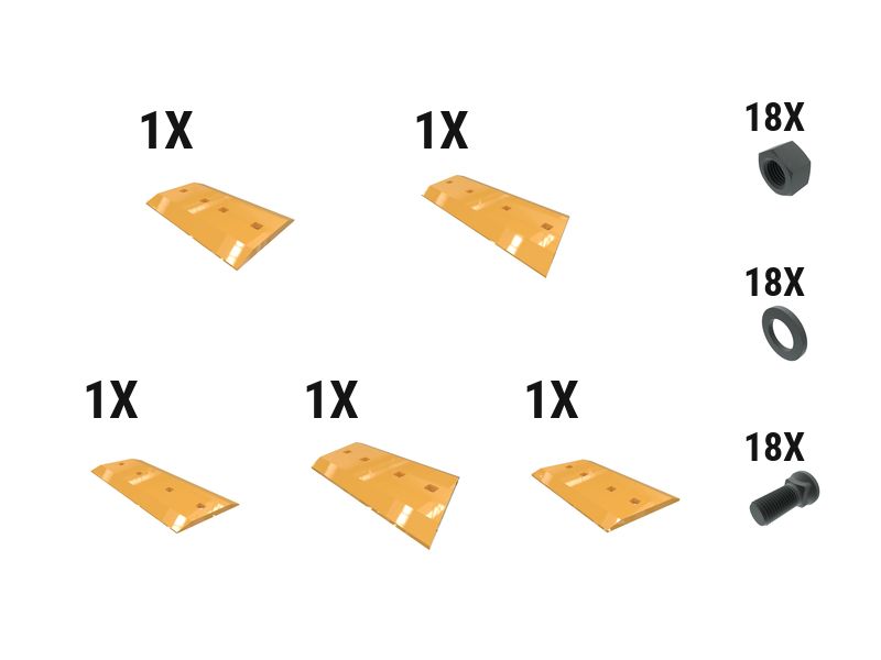 597-7228: 35 Mm Bolt-on Edge Kit 5977228 купить
