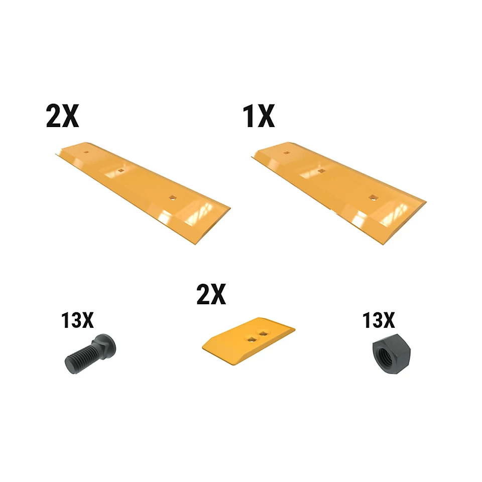 597-7241: 25 Mm Bolt-on Edge Kit 5977241 Caterpillar