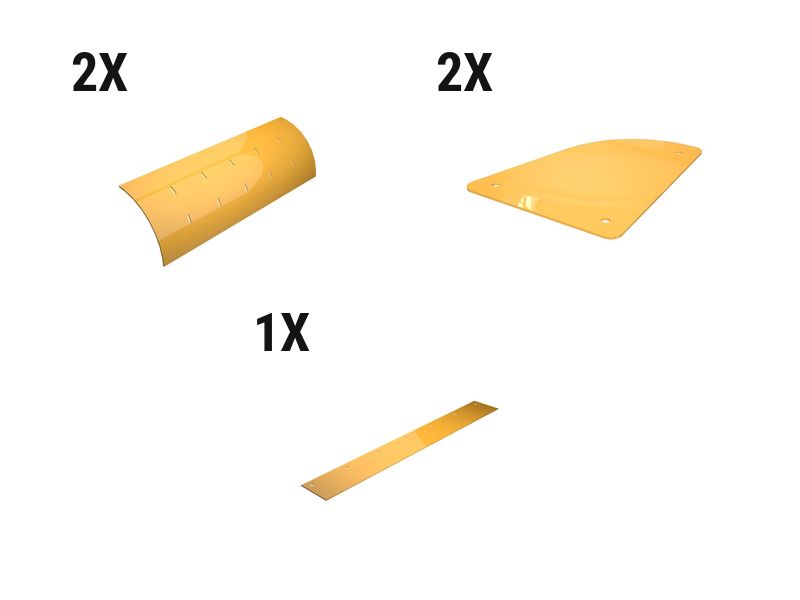 597-7328: Weld-on Bucket Liner Wear Plate Kit 5977328 купить