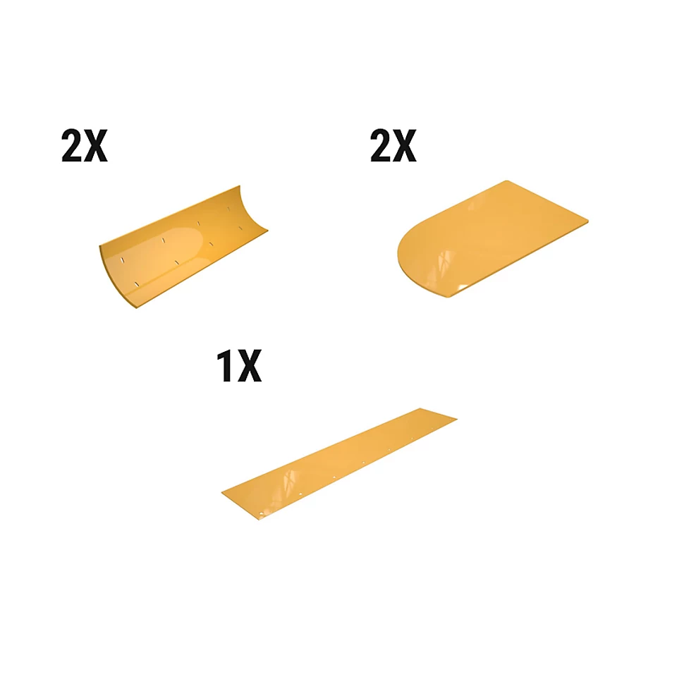 597-7344: Weld-on Bucket Liner Wear Plate Kit 5977344 Caterpillar