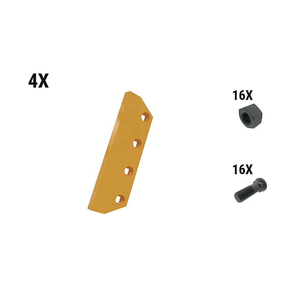 597-7408: 30 Mm Bolt-on Sidebar Prot Kit - Qty 4 5977408 Caterpillar