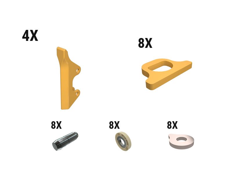 597-7434: 35 Mm Pin-on Sidebar Prot Kit - Qty 4 5977434 购买