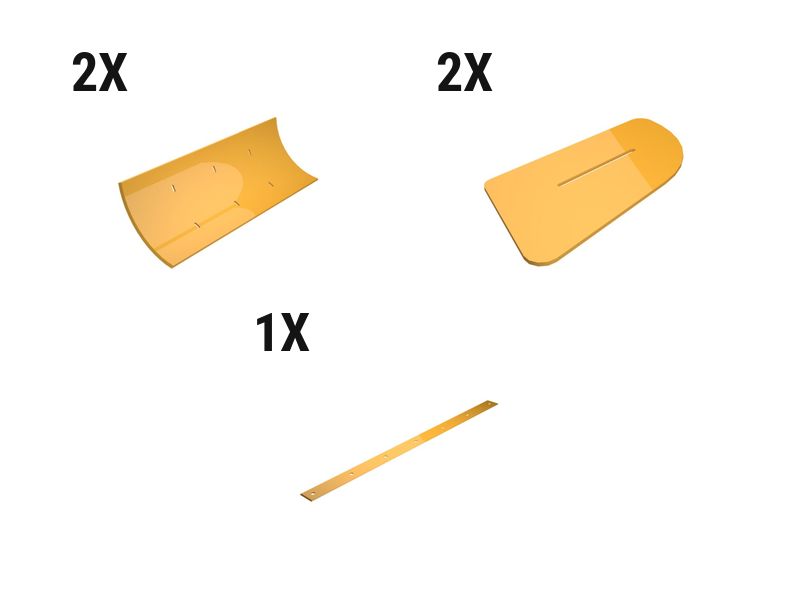 597-7448: Weld-on Bucket Liner Wear Plate Kit 5977448 buy