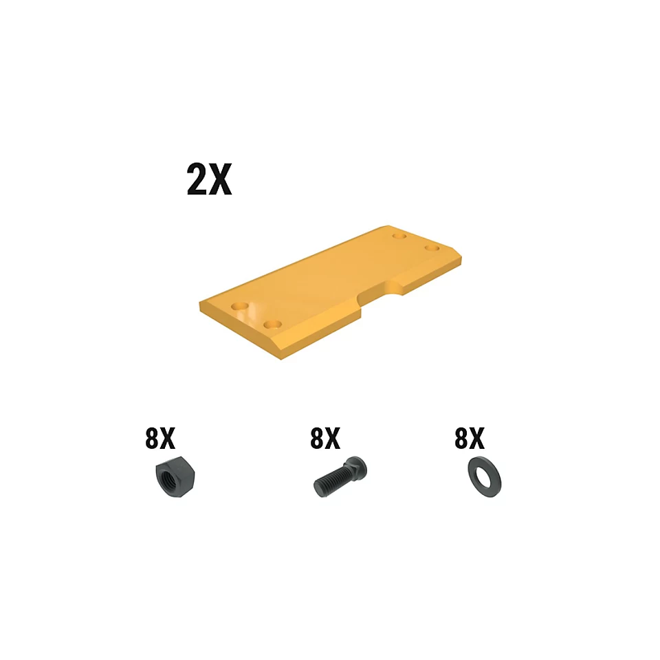 597-7546: Комплект пластины пяты ковша с болтовым креплением 5977546 Caterpillar