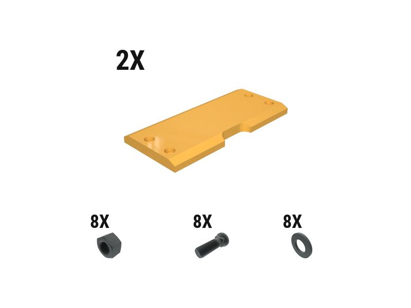 597-7616: Bolt-on Bucket Heel Plate Kit 5977616 buy
