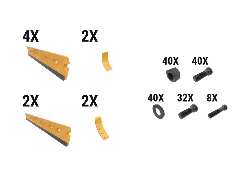 597-8282: 19 Mm Carbide Curved Grader Edge Kit 5978282 购买