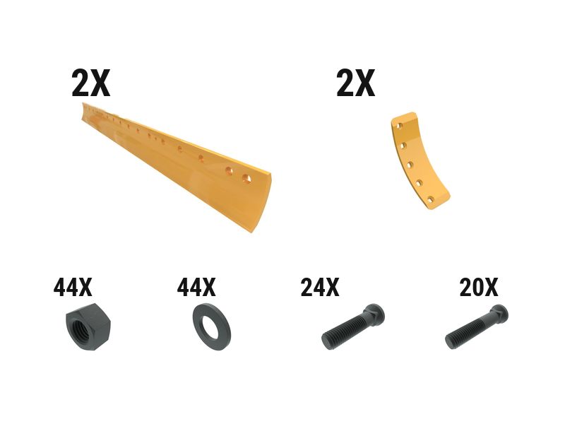 597-8287: 25 Mm Crvd Grader Edge Kit 5978287 buy