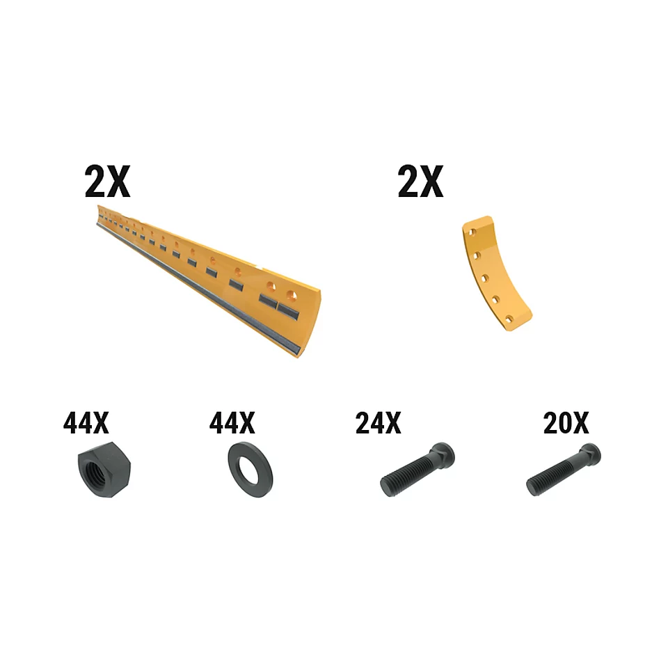597-8288: 25 Mm ARM Crvd Grader Edge Kit 5978288 Caterpillar