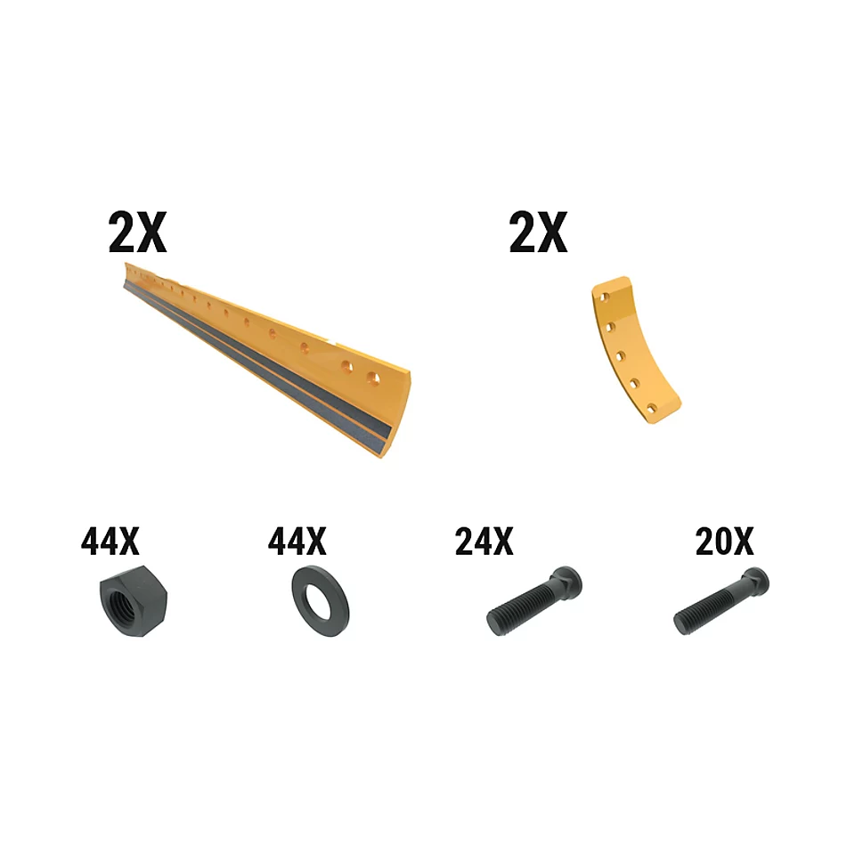 597-8289: 25 Mm ARM Crvd Grader Edge Kit 5978289 Caterpillar