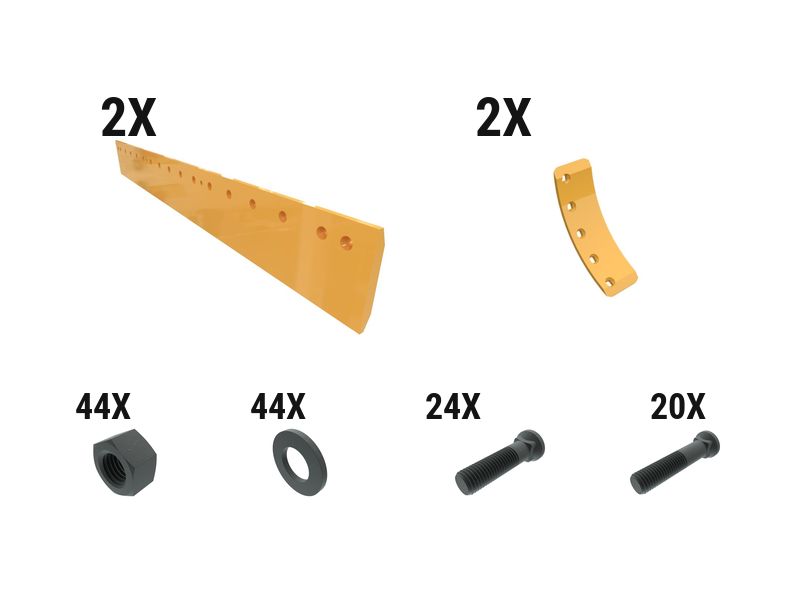 597-8300: 35 Mm Flat Grader Edge Kit 5978300 купить