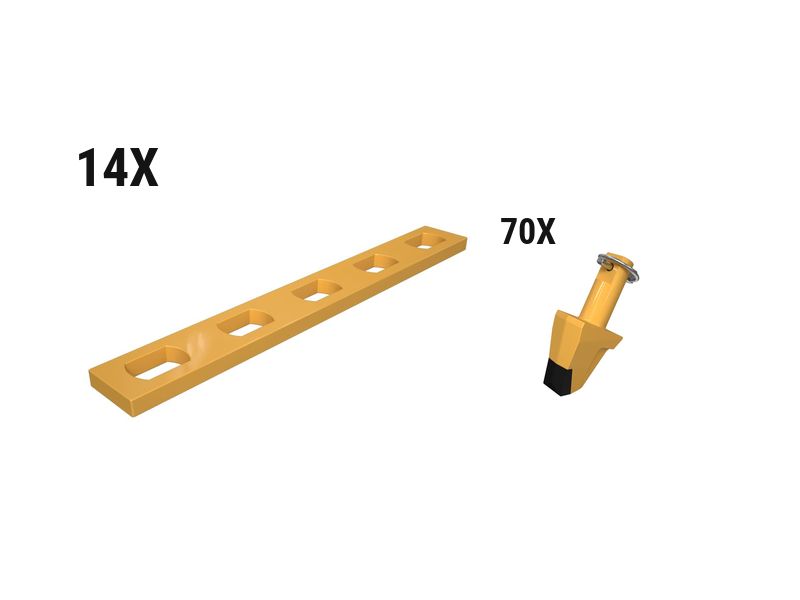597-8348: Комплект стандартных коронок GraderBit (70 шт) 5978348 купить