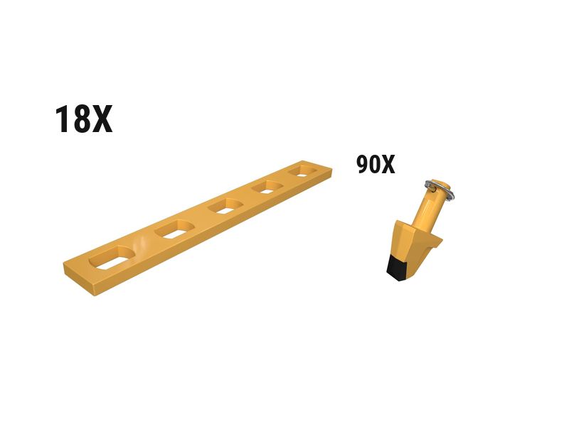 597-8388: Комплект стандартных коронок GraderBit (90 шт) 5978388 купить