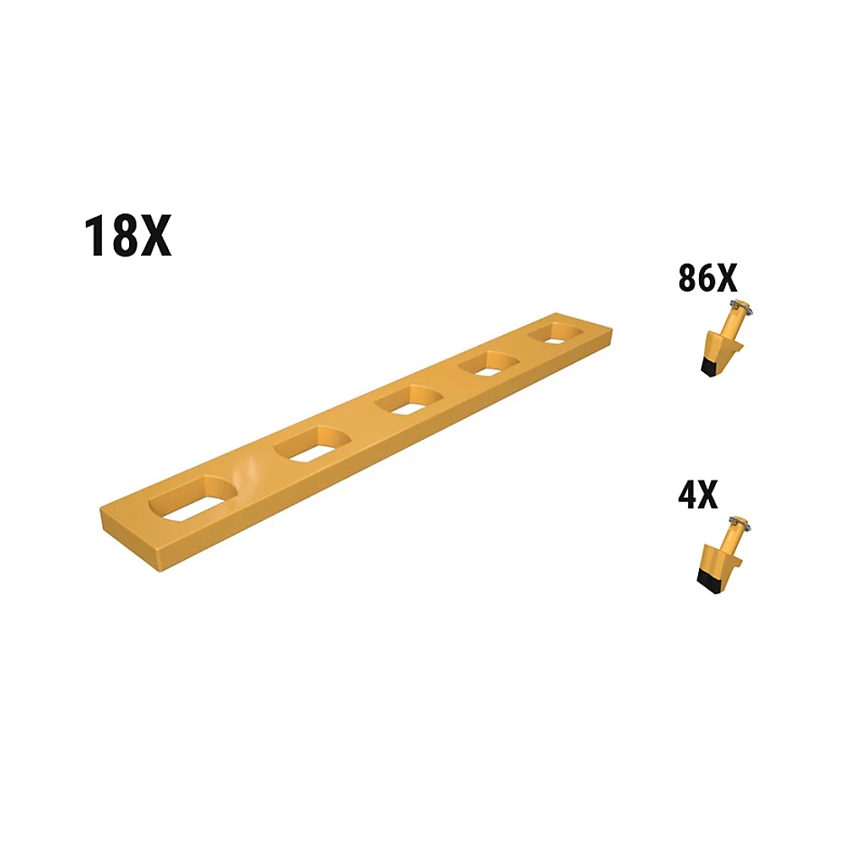 597-8399: Standard/wide Ends Graderbit Bit Kit - Qty 90 597-8399 Caterpillar