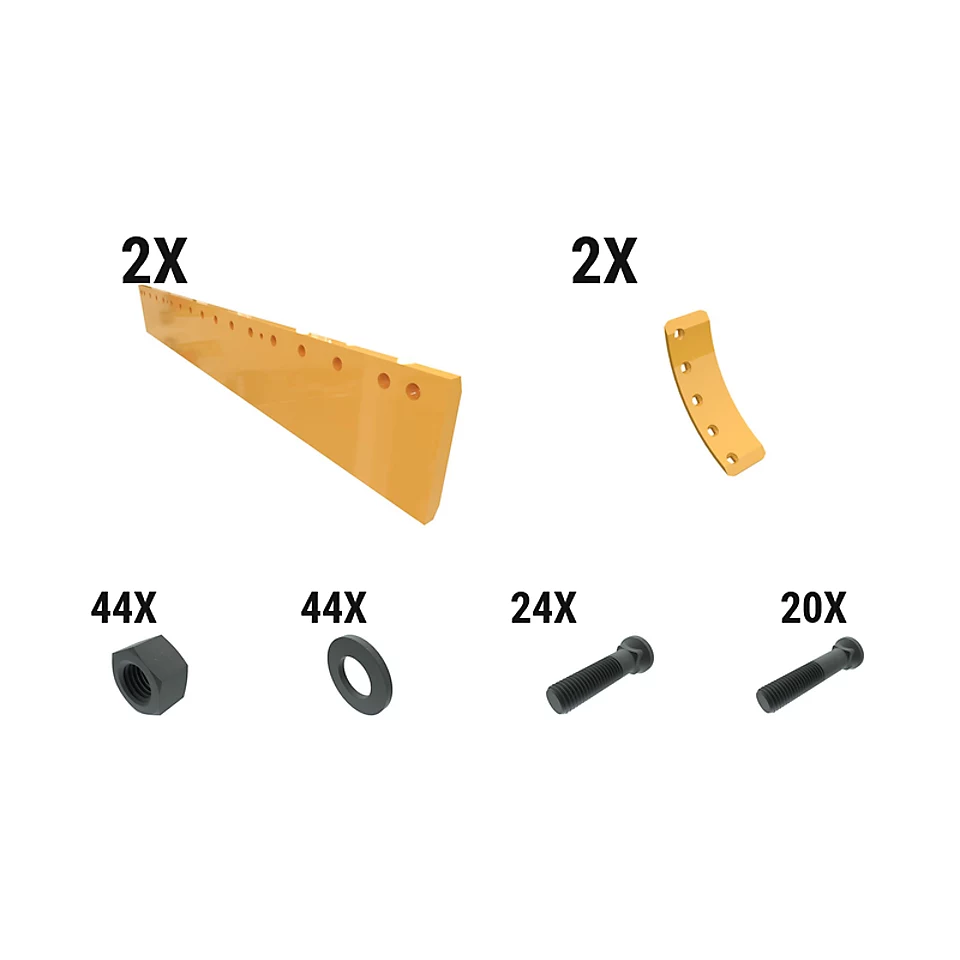 597-8402: 45 Mm Flat Grader Edge Kit 5978402 Caterpillar