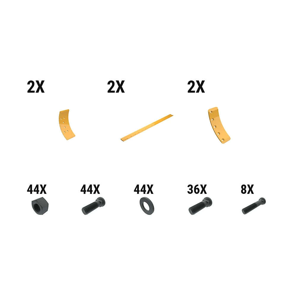 597-8421: 19 Mm Crvd Grader Edge Kit 5978421 Caterpillar