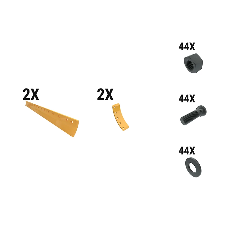 597-8422: 25 Mm Crvd Grader Edge Kit 5978422 Caterpillar