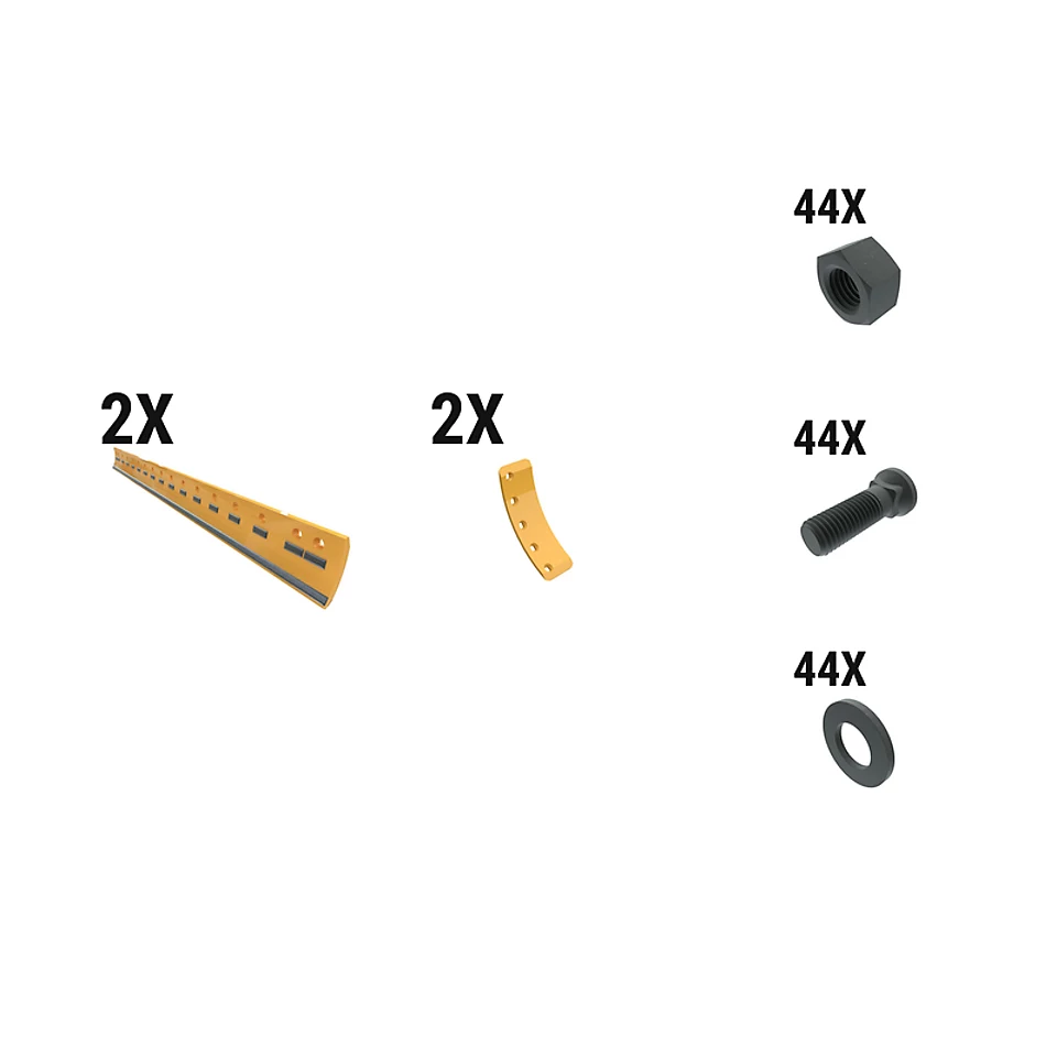 597-8423: 25 Mm ARM Crvd Grader Edge Kit 5978423 Caterpillar