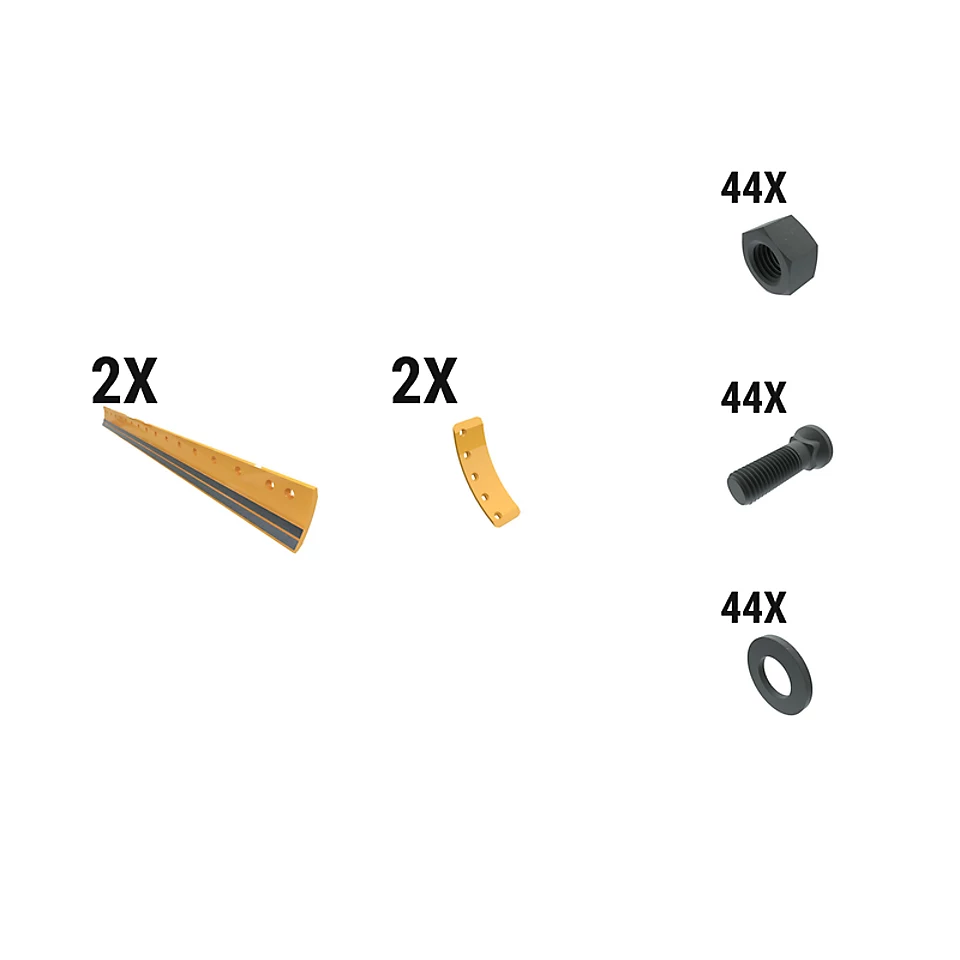 597-8424: 25 Mm ARM Crvd Grader Edge Kit 5978424 Caterpillar