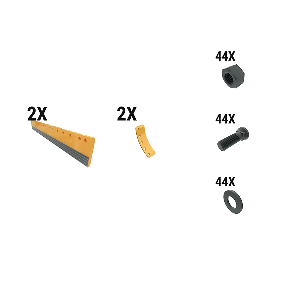 597-8440: 45 Mm ARM Flat Grader Edge Kit 5978440 Caterpillar