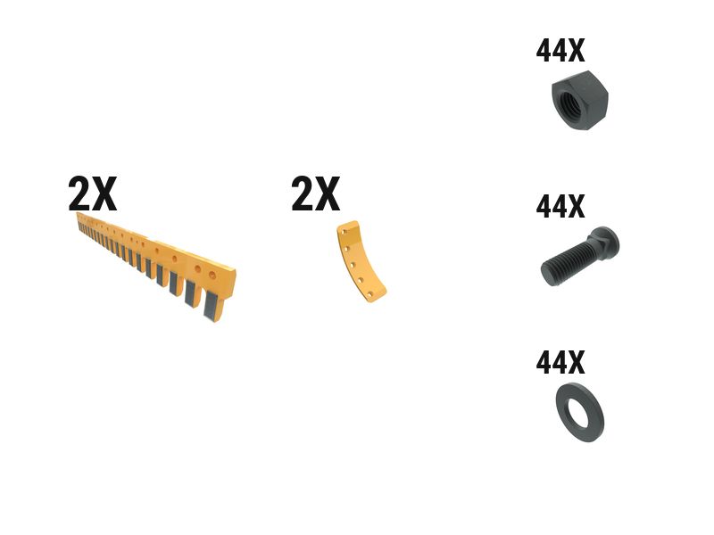 597-8451: 45 Mm ARM Serr Flat Grader Edge Kit 5978451 购买