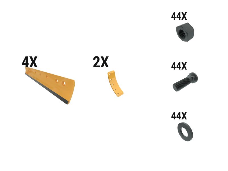 597-8453: 19 Mm Carbide Crvd Grader Edge Kit 5978453 buy