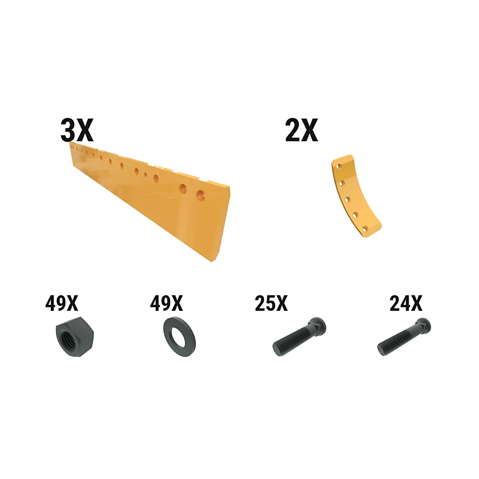 597-8462: 35 Mm Flat Grader Edge Kit 5978462 Caterpillar