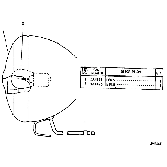 5A-4922: LAMP A 5A4922 купить