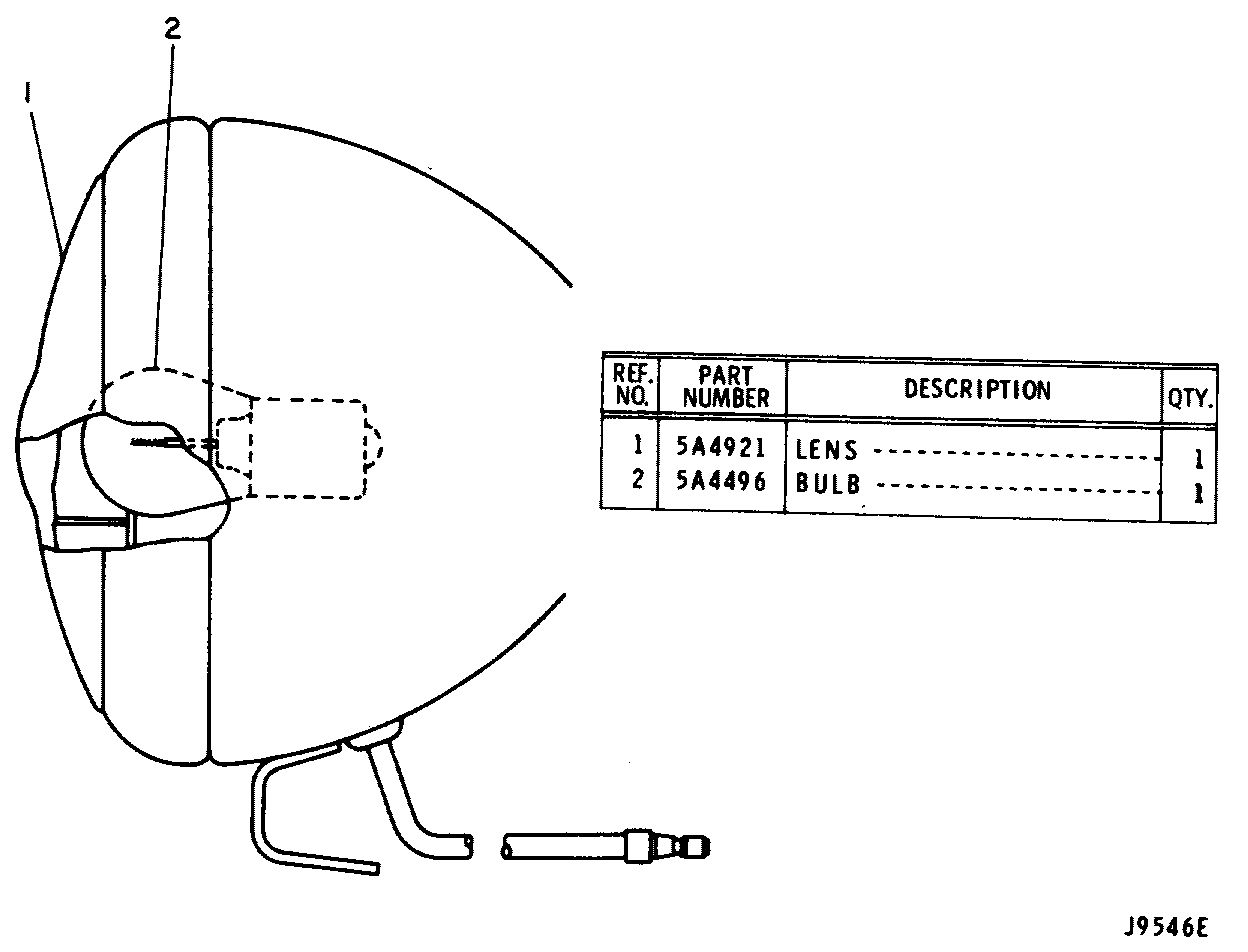 5A-4922: LAMP A 5A4922 купить