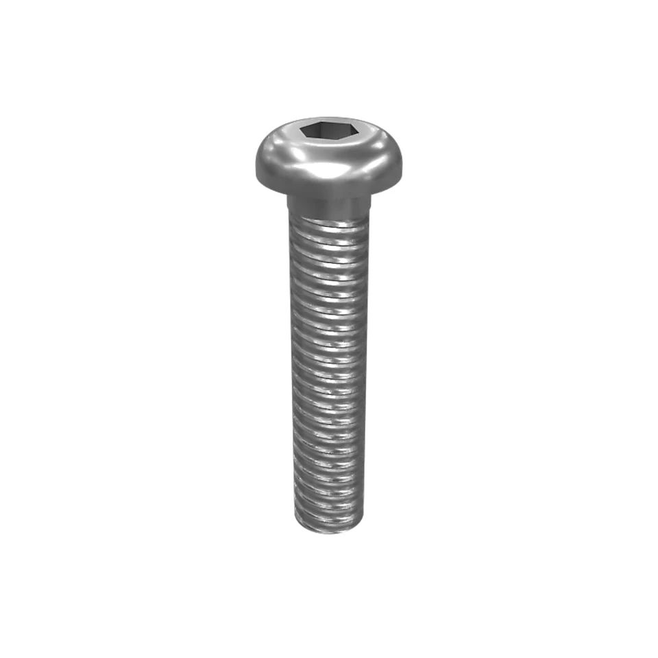 5G-0799: 1/4"-20 X 1 1/4" Rounded Pan Head Internal Hex Screw 5G0799 купить