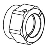 604-3650: M52 X 3mm Hex Stake Nut 6043650 купить