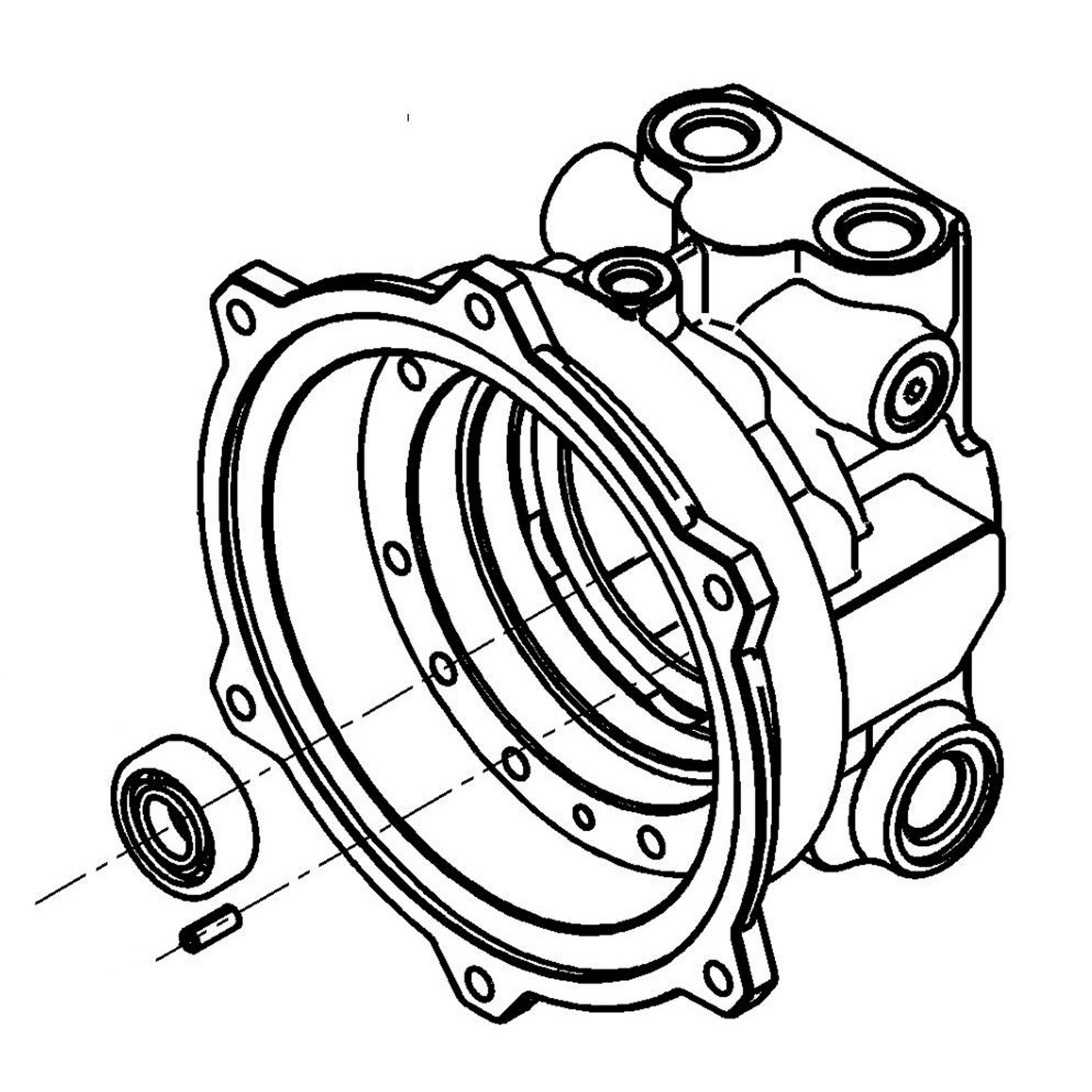 604-8539: Swing Motor Body 6048539 купить