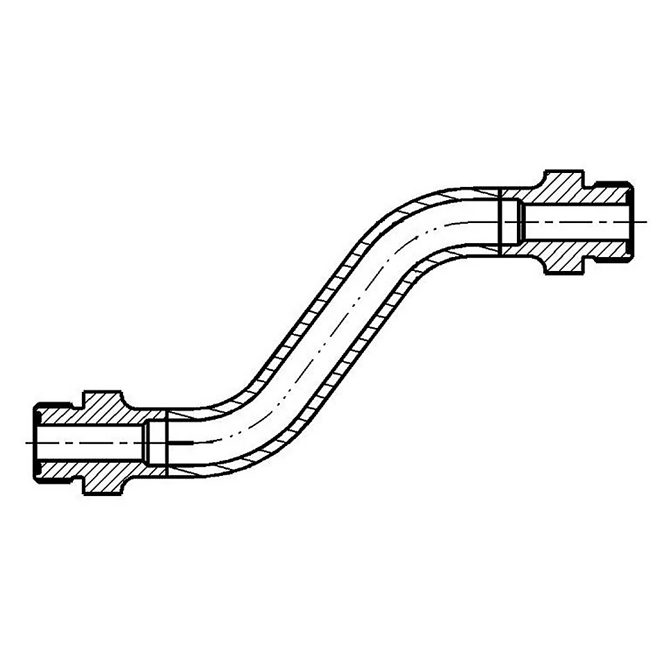 609-4301: Boom Cylinder Lines Tube 609-4301 Caterpillar